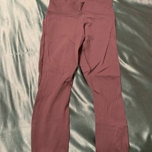 Lululemon train times 7/8 pant black size 6